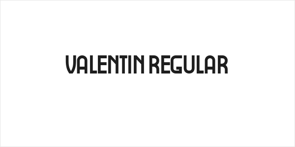 Valentin Regular Logo