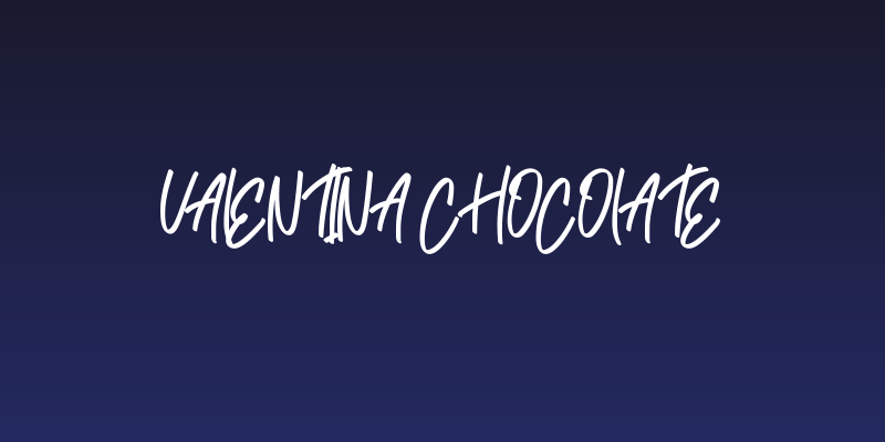Valentina Chocolate Social Header