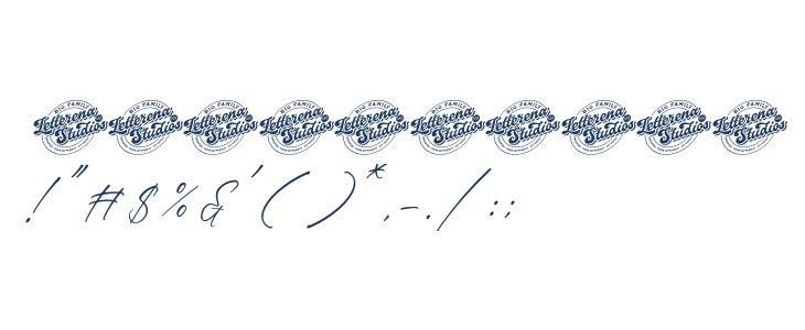 Valentina Goldwyn DEMO VERSION Italic Other Characters