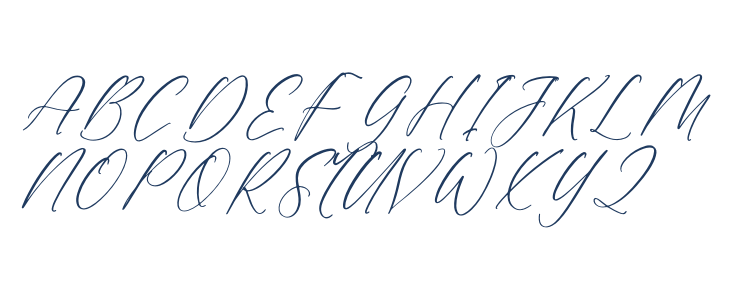 Valentina Goldwyn DEMO VERSION Italic Uppercase