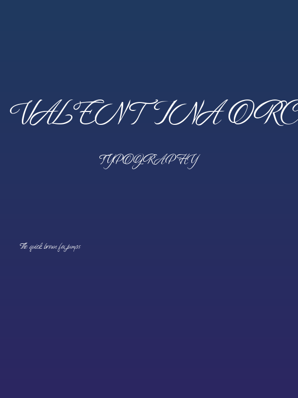 Valentina Orchestra Poster