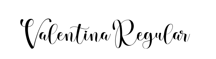 Valentina Regular  Descarca Fonturi Gratis