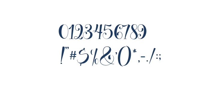 Valentina Regular Other Characters