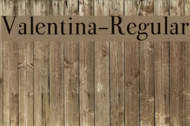 Valentina-Regular Example 3