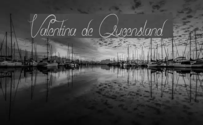 Valentina de Queensland Font examples
