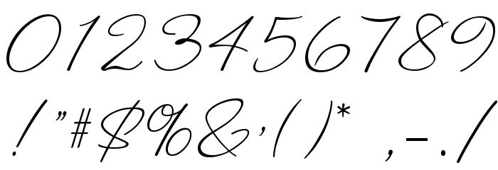 ValentinaJF Font OTHER CHARS