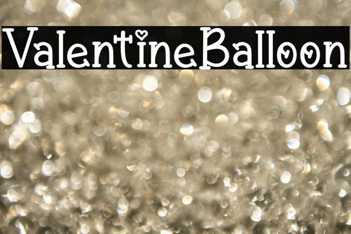 Valentine Balloon Example 1