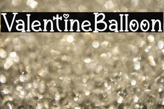 Valentine Balloon Example 1