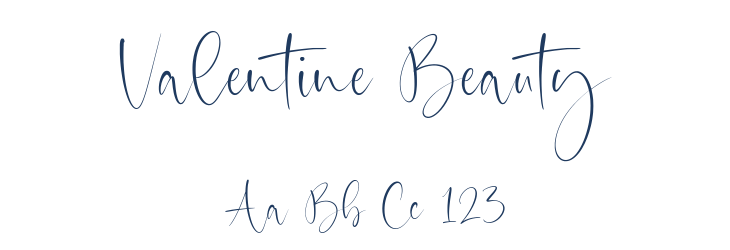 Valentine Beauty Font Preview