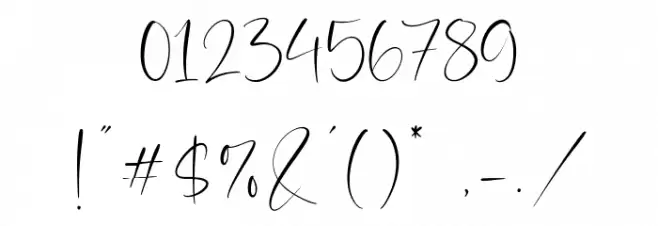 Valentine Beauty Schriftart Anderer Schreiben