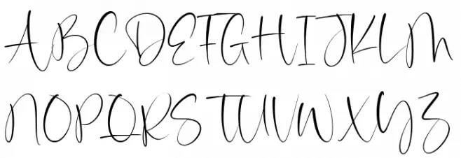 Valentine Beauty Schriftart Groß