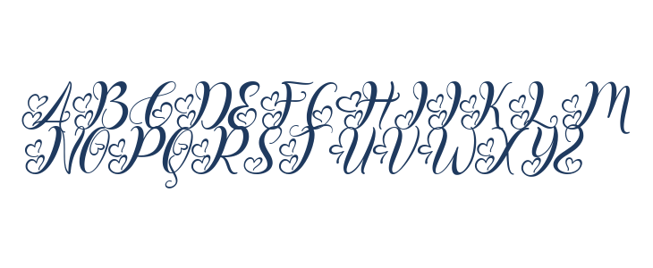 Valentine Bellia Demo Italic Uppercase