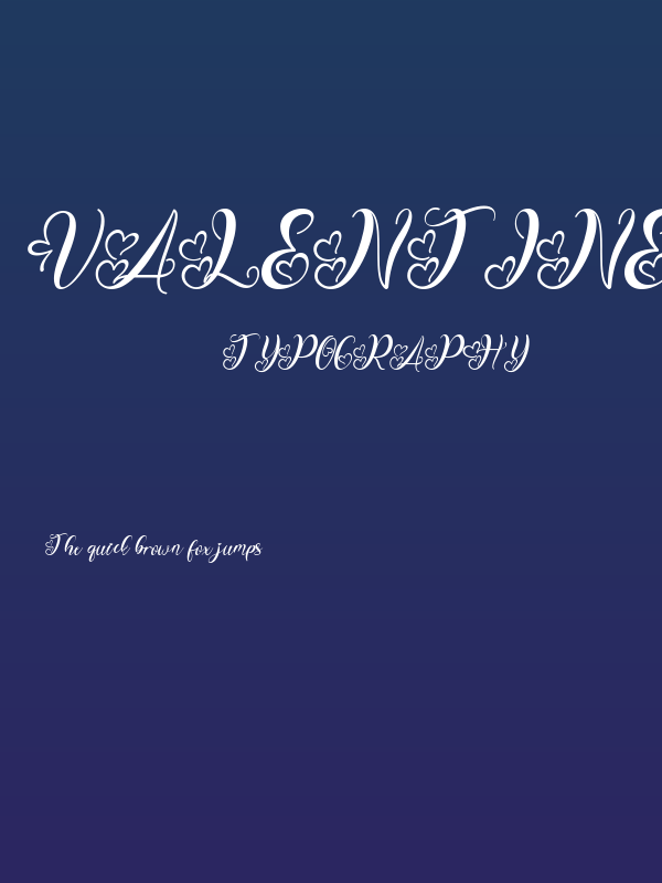 Valentine Bellia Demo Italic Poster