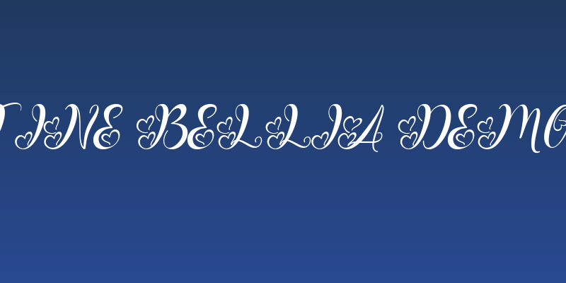 Valentine Bellia Demo Italic Social Header