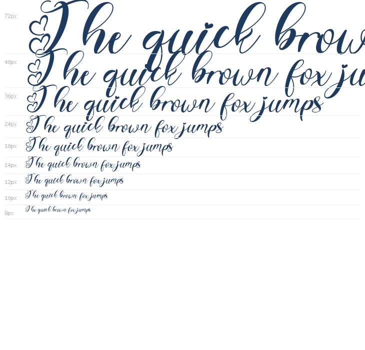 Valentine Bellia Demo Italic Waterfall