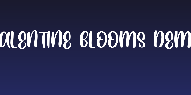 Valentine Blooms Demo Social Header