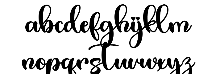 Valentine Bright - Personal Use Font LOWERCASE
