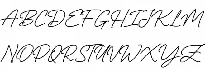 Valentine Bright Script Schriftart Gro&szlig;