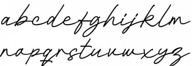 Valentine Bright Script Schriftart Kleinbuchstaben