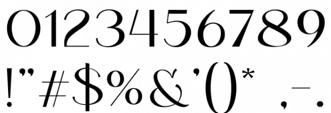 Valentine Bright Serif फ़ॉन्ट अन्य घर का काम