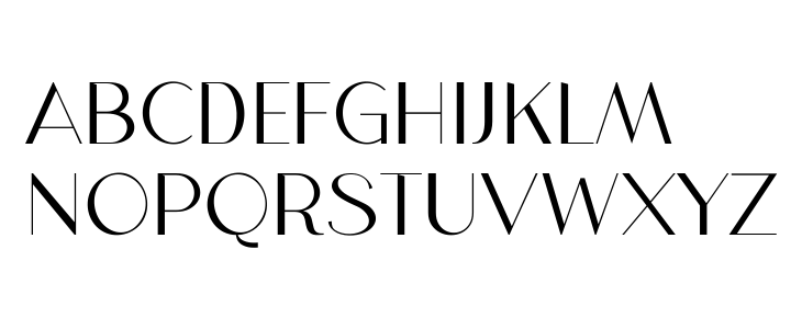 Valentine Bright Serif Uppercase