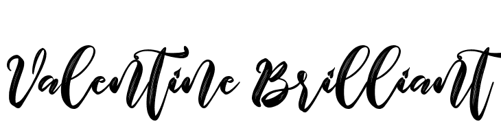 Valentine Brilliant  Frei Schriftart Herunterladen