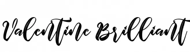 Valentine Brilliant  baixar fontes gratis