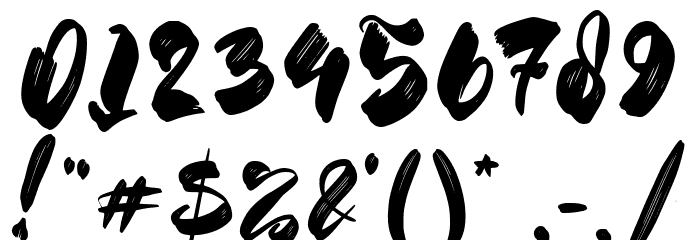 Valentine Brilliant Font OTHER CHARS