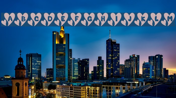 Valentine Caps Font examples