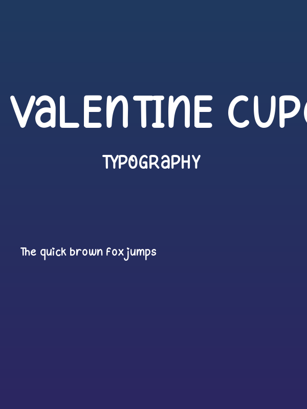 Valentine Cupcake Poster