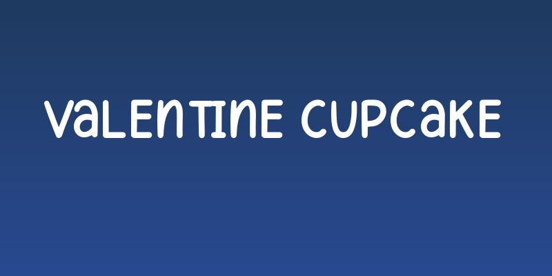 Valentine Cupcake Social Header