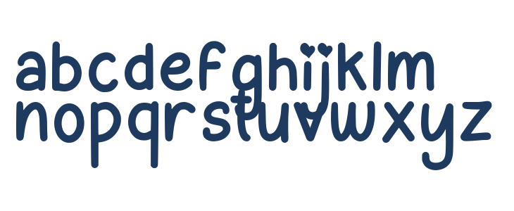 Valentine Cupcake Lowercase