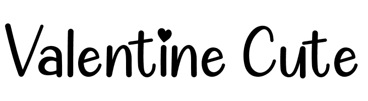 Valentine Cute  नि: शुल्क फ़ॉन्ट्स डाउनलोड