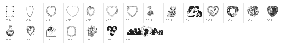 Valentine Day Normal Character Map