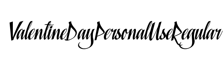 Valentine Day Personal Use Regular  Frei Schriftart Herunterladen