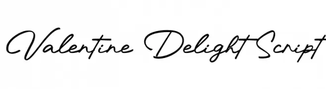 Valentine Delight Script  Frei Schriftart Herunterladen