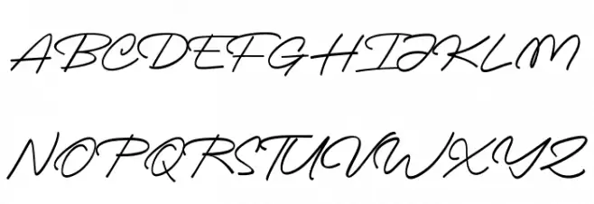 Valentine Delight Script Caratteri MAIUSCOLE