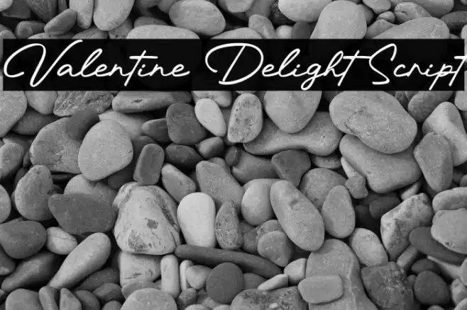 Valentine Delight Script Caratteri examples