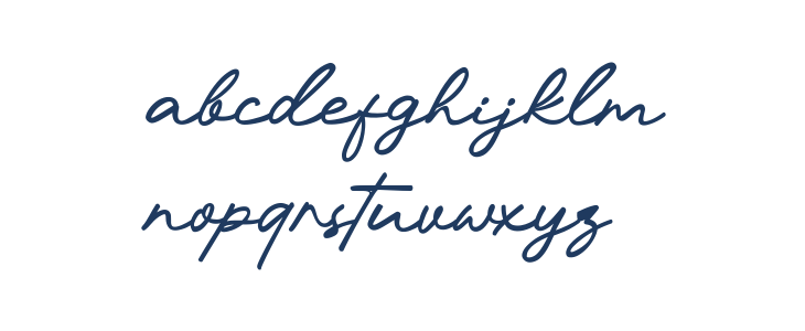 Valentine Delight Script Lowercase