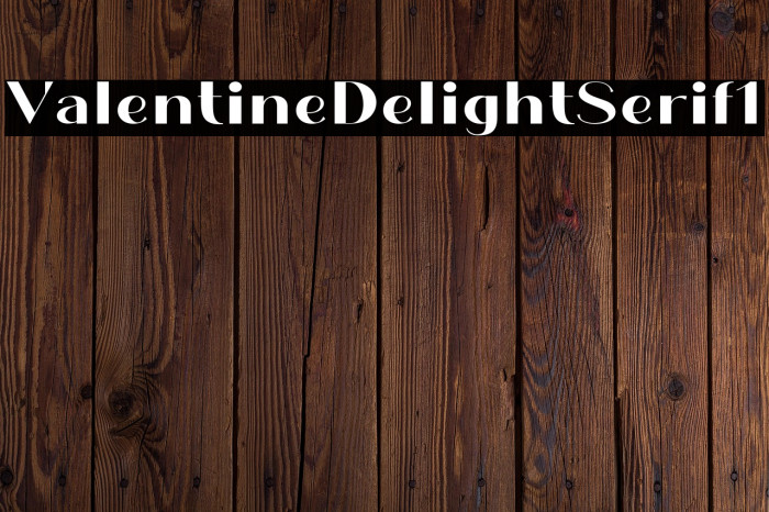 Valentine Delight Serif1 Example 1