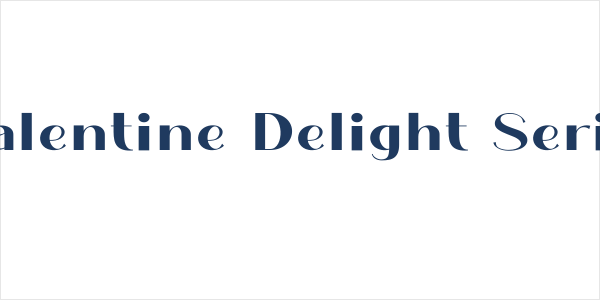Valentine Delight Serif1 Logo