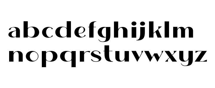 Valentine Delight Serif Lowercase