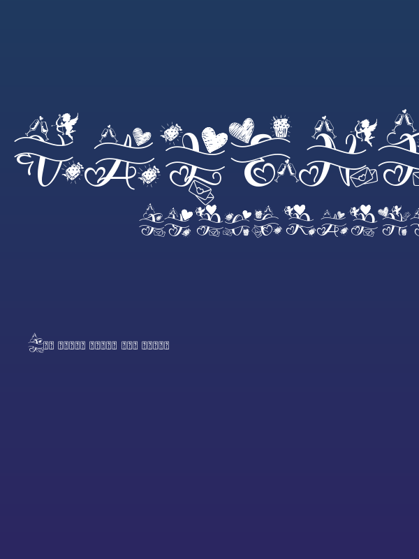 Valentine Delion Monogram Poster