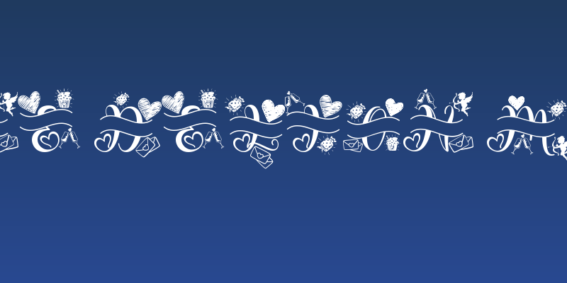 Valentine Delion Monogram Social Header
