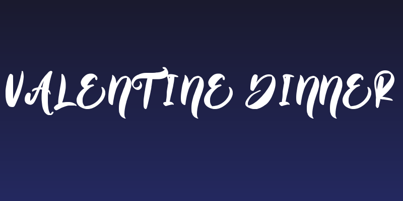 Valentine Dinner Social Header