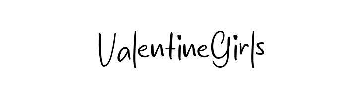 Valentine Girls  font caratteri gratis