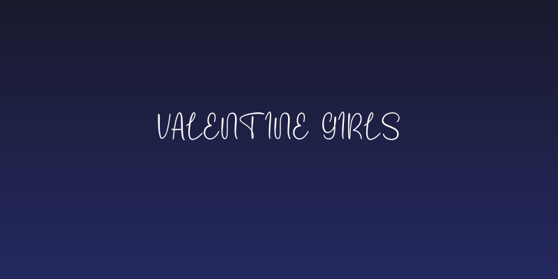 Valentine Girls Social Header