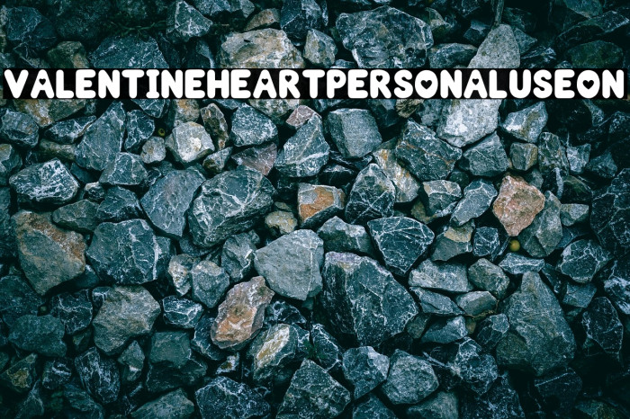 Valentine Heart PERSONAL USE ON Example 3