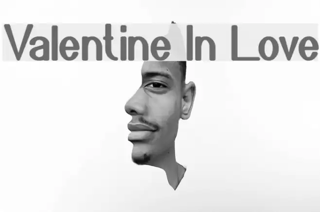 Valentine In Love Font examples