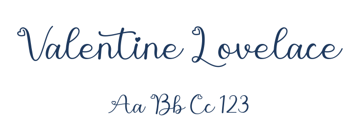 Valentine Lovelace Font Preview